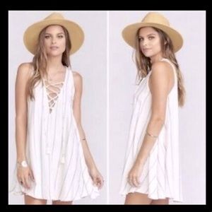 Show me your mumu striped ranch mirage dress